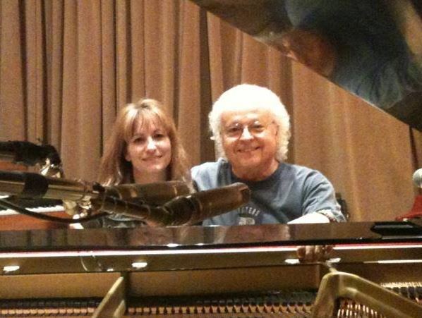 Cindy Hughlett And Ron In The Studio