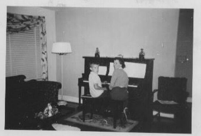Ronnie Mom Piano 1950