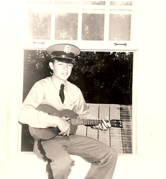 Ron With Baritone Uke 1954